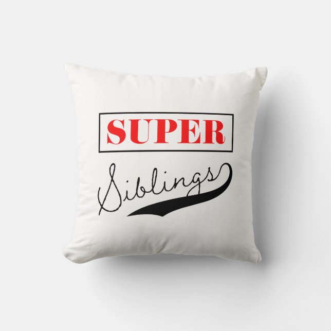 Super Sibling Cushion (Front)