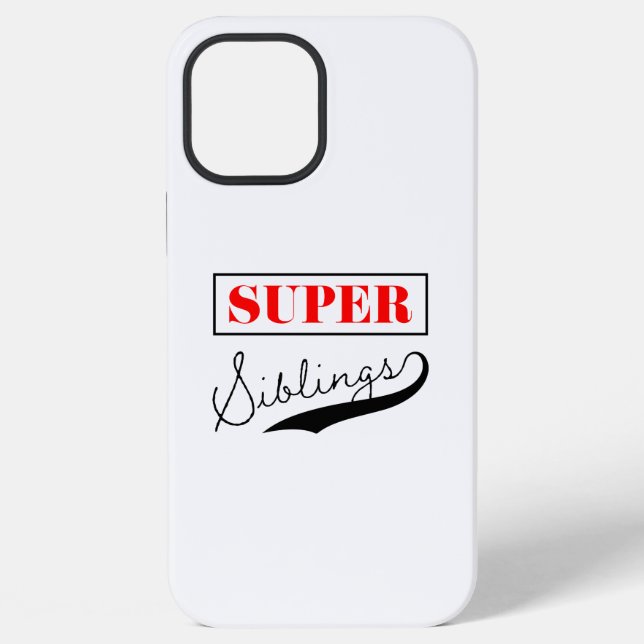 Super Sibling iPhone Case (Back)
