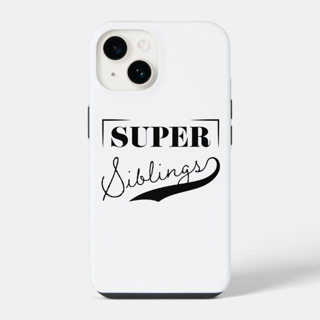 Super Sibling iPhone Case (Back)