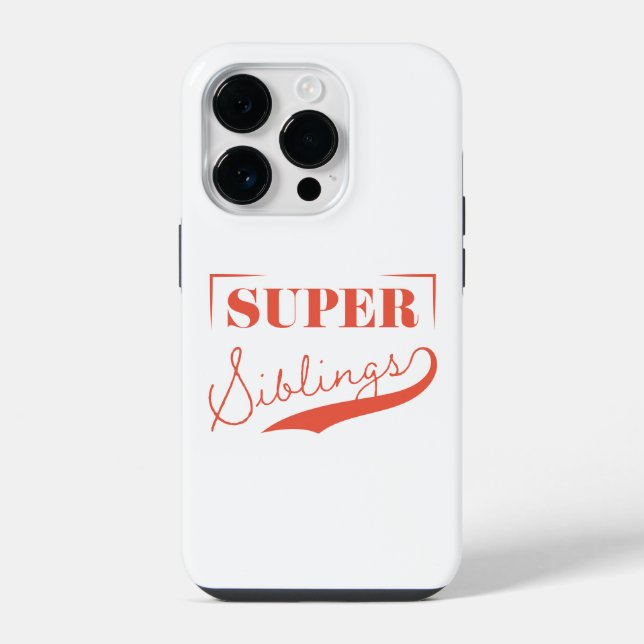 Super Sibling iPhone Case (Back)