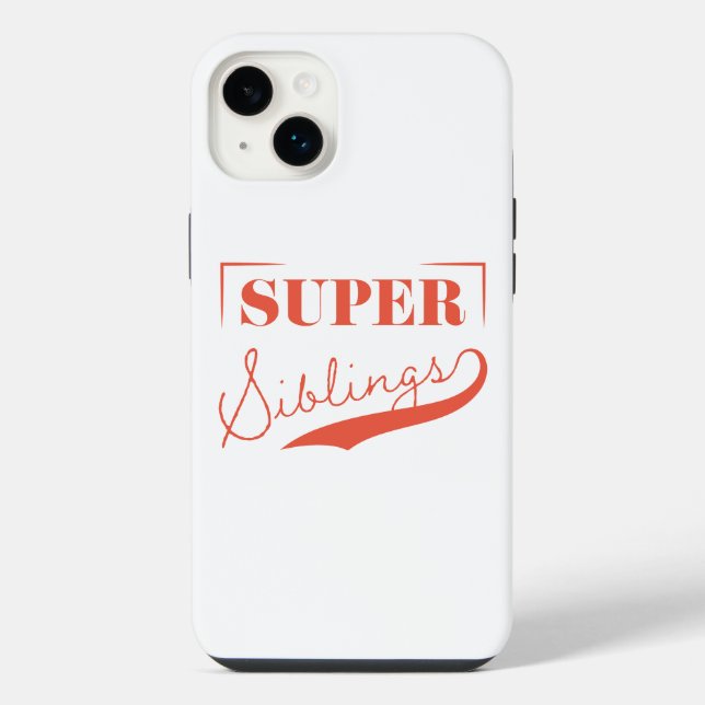 Super Sibling iPhone Case (Back)