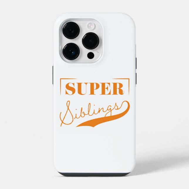 Super Sibling iPhone Case (Back)