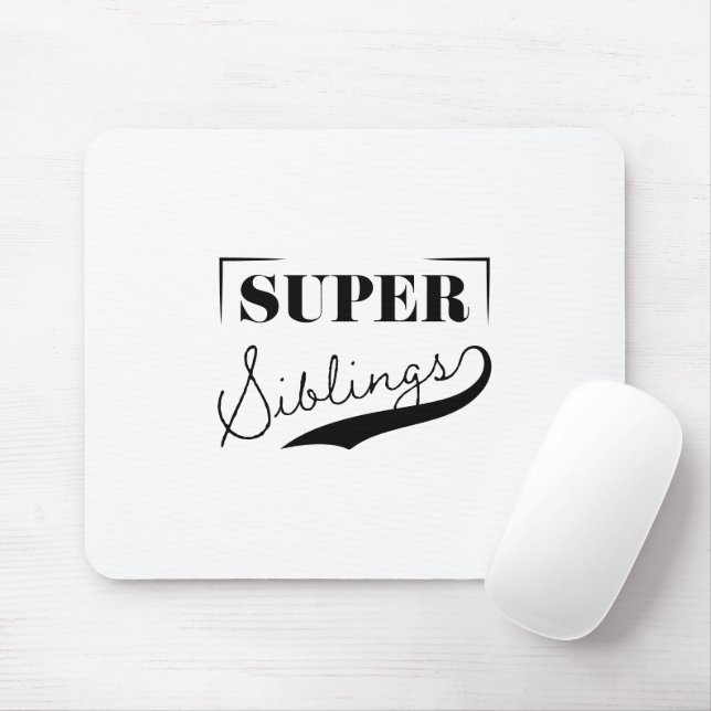 Super Sibling Mouse Pad (With Mouse)