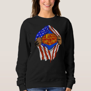 Super Sign Language Interpreter Hero Job Sweatshirt