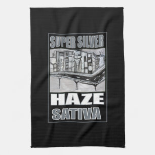 SUPER SILVER HAZE SATIVA TEA TOWEL