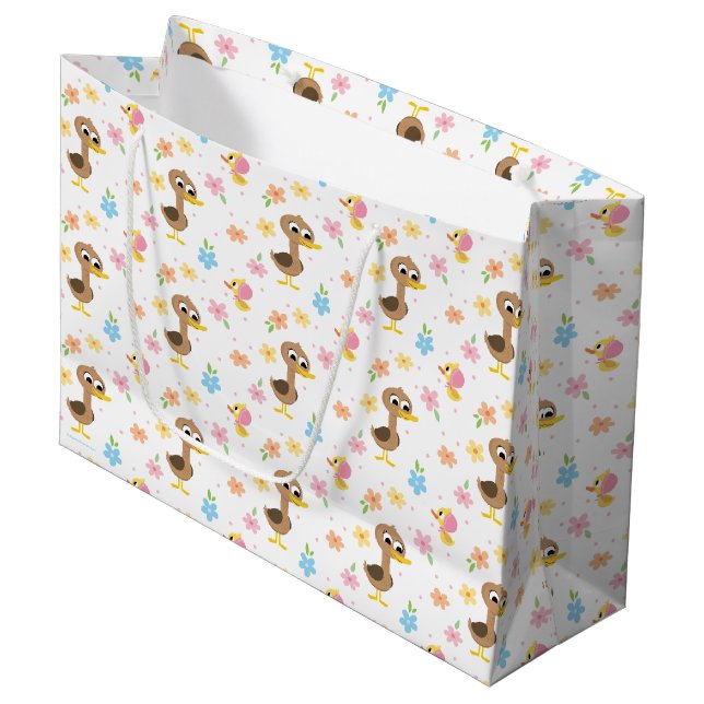 Super Simple | 5 Little Ducks Girl Baby Shower Large Gift Bag (Front Angled)