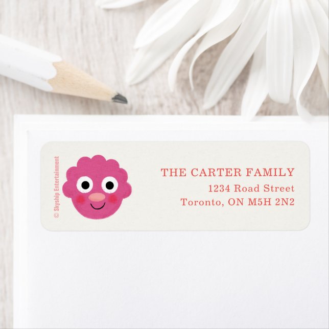 Super Simple | Blossom Watermelon Party Return Address Label (Insitu)