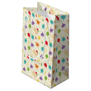 Super Simple   Bumble Nums Birthday Cake Pattern Small Gift Bag