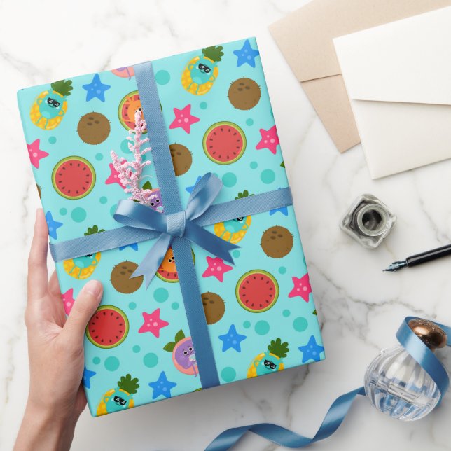 Super Simple | Bumble Nums Summer Birthday Wrapping Paper (Gifting)