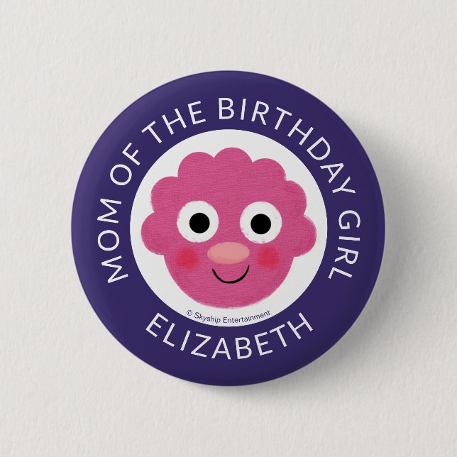 Super Simple Characters Festive Birthday 6 Cm Round Badge (Front)