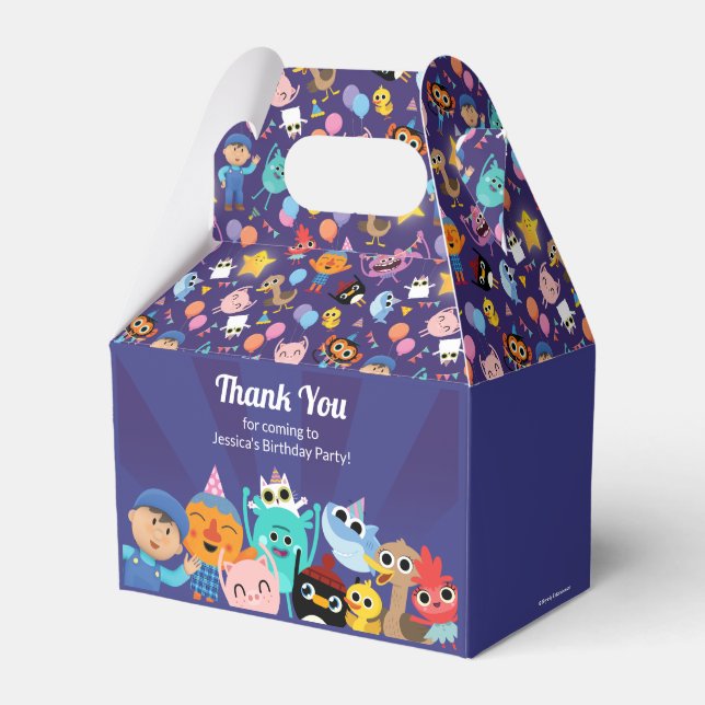 Super Simple Characters Festive Birthday Favour Box (Front Side)