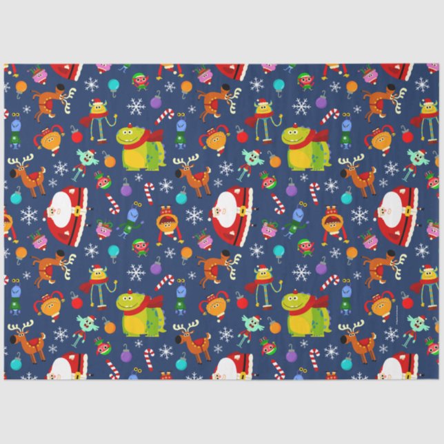 Super Simple Noodle and Pals Holiday Tissue Paper (Front)