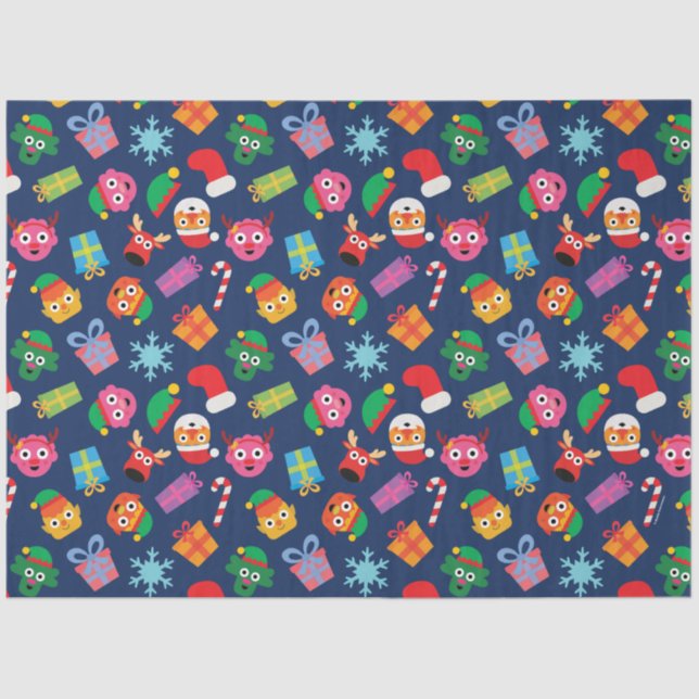 Super Simple Noodle and Pals Holiday Tissue Paper (Front)