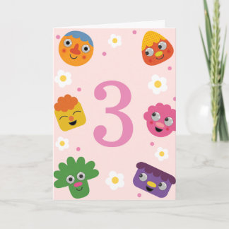 Super Simple | Noodle & Pals Pink Floral Birthday Card