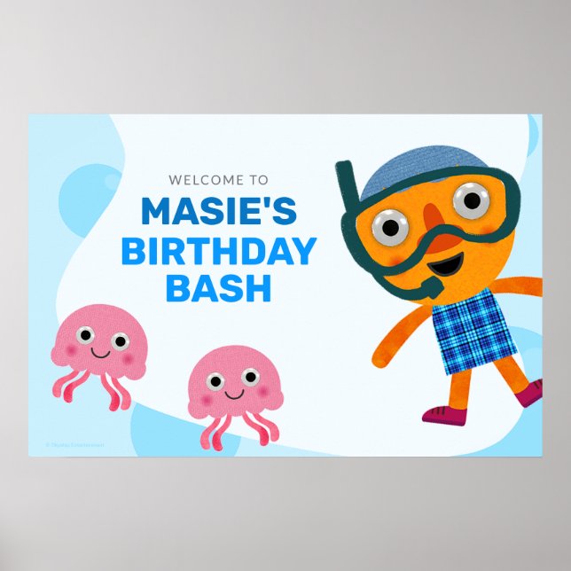 Super Simple | Noodle & Pals Swim Party Poster (Front)