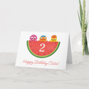 Super Simple Noodle & Pals Watermelon Birthday Card