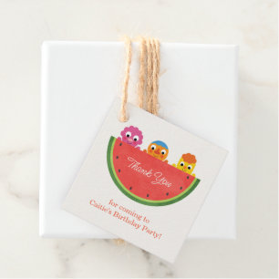 Super Simple Noodle & Pals Watermelon Party Favour Tags