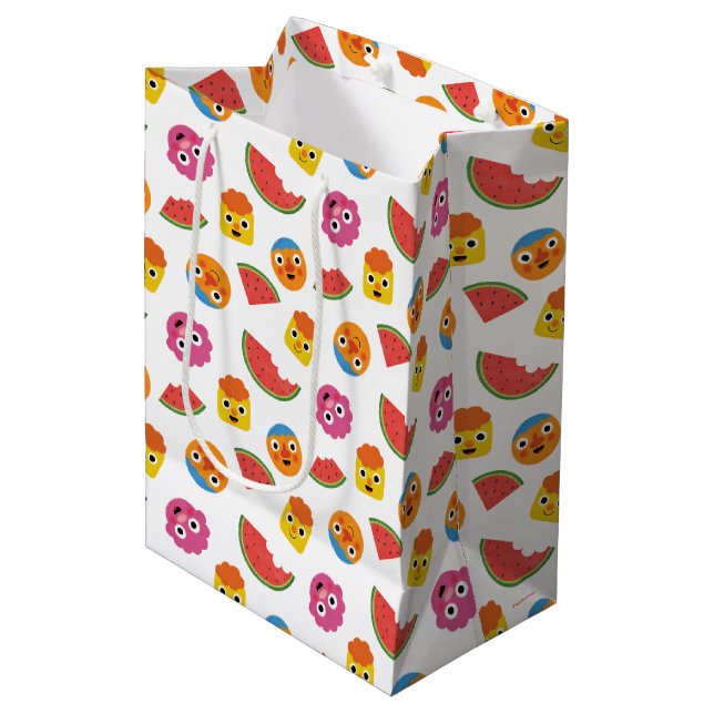 Super Simple | Noodle & Pals Watermelon Party Medium Gift Bag (Front Angled)