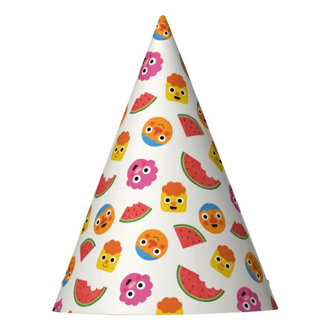 Super Simple | Noodle & Pals Watermelon Party Party Hat (Front)