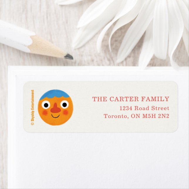 Super Simple | Noodle Watermelon Party Return Address Label (Insitu)