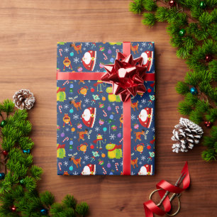 Super Simple Rhymington Holiday Character Pattern Wrapping Paper