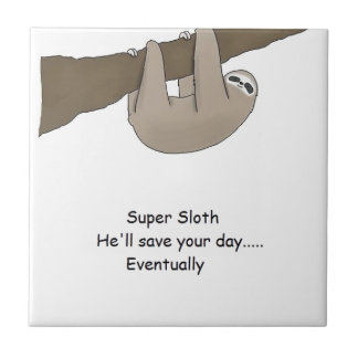 Super Sloth Hero Tile