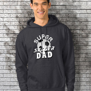 Super Soccer Dad Football Sporty Father Hoodie