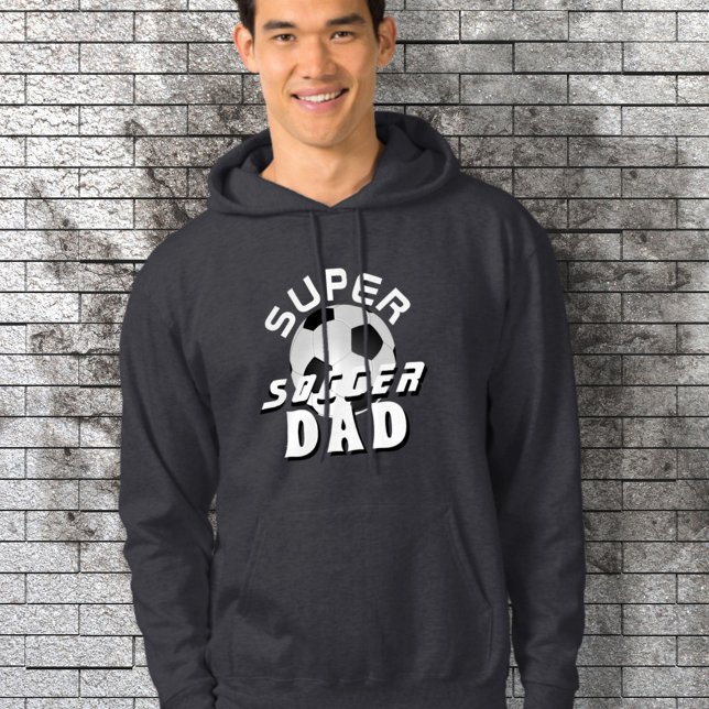 Super Soccer Dad Football Sporty Father Hoodie (Creator Uploaded)