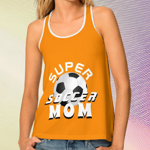 Super Soccer Mum Sport Mother Mother`s Day Singlet