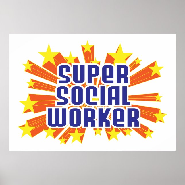 Super Social Worker Poster (Front)