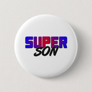Super Son 6 Cm Round Badge