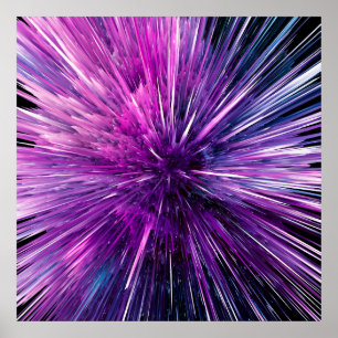 Super sonic - gorgeous purple poster