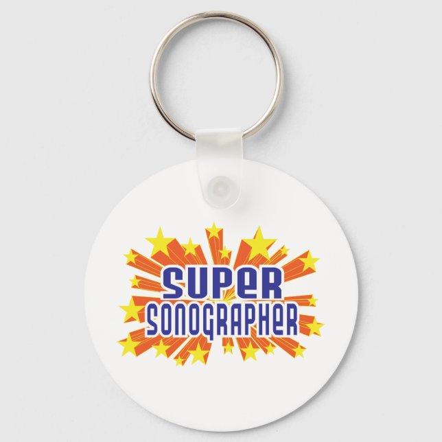 Super Sonographer Key Ring (Front)
