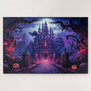 Super Spooky Haunted Manor   Happy Halloween Jigsaw Puzzle