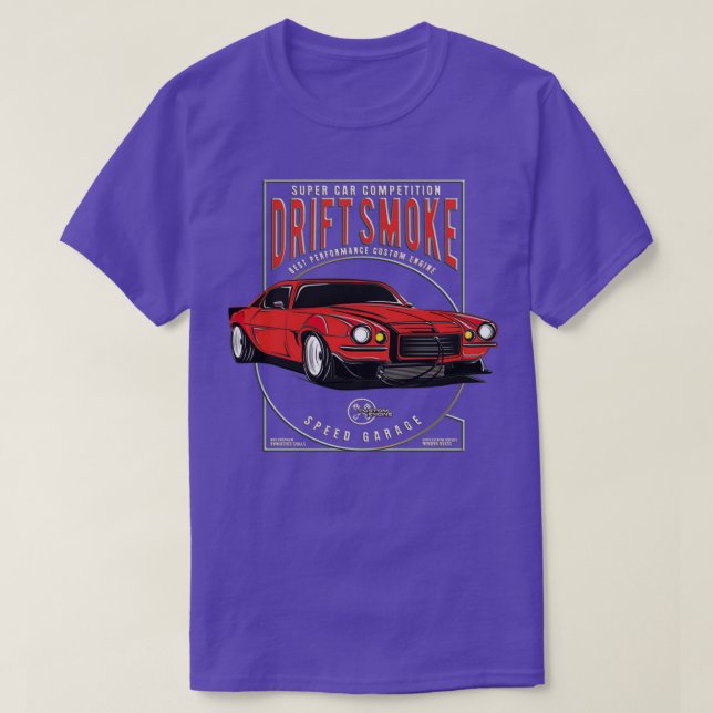Super Sport Super Auto Car Feel The Speed 6 T-Shirt (Design Front)