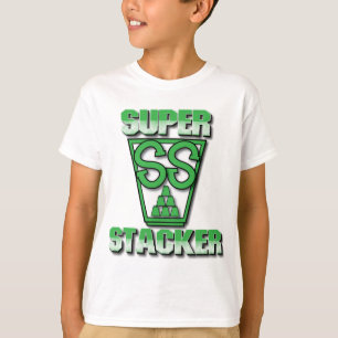 Super Stacker, lime T-Shirt