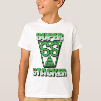 Super Stacker, lime T-Shirt
