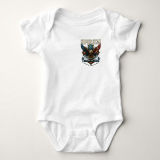 Super Star Eagle Emblem Baby T-Shirt Baby Bodysuit