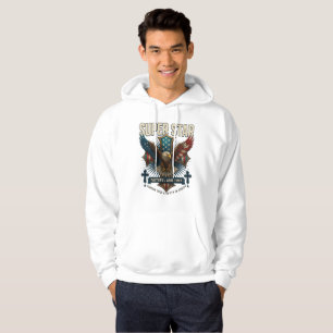 Super Star Eagle Emblem Hoodie
