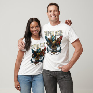 Super Star Eagle Emblem T-Shirt