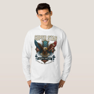 Super Star Eagle Emblem T-Shirt