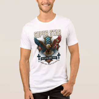 Super Star Eagle Emblem Tri-Blend Shirt