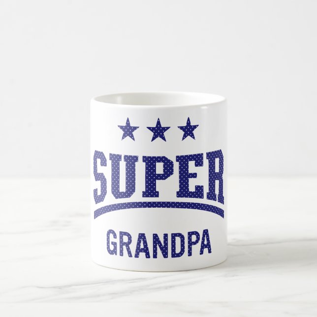 Super Star Grandpa  Coffee Mug (Center)
