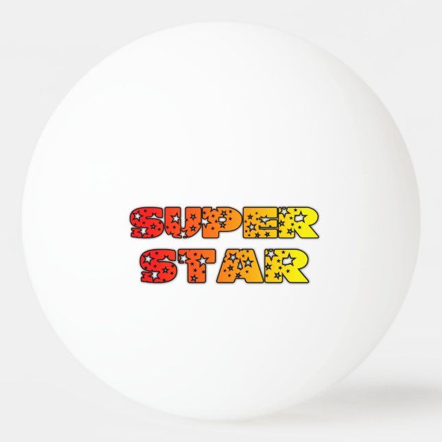 Super Star ping pong ball (Front)