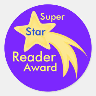 Super Star Reader Award Stickers