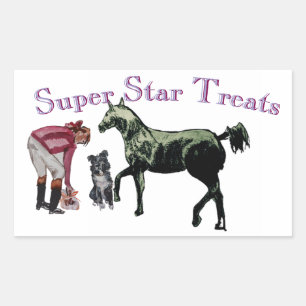 super star treats Sticker