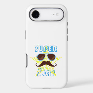 Super Star with sunglasses and mustache