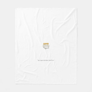 Super Step Dad the Legend Blanket – Cosy Gift