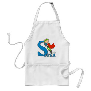 Super Stick Figure Hero Standard Apron