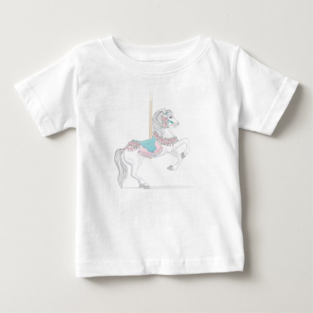 Super Sweet Carousel Tee Shirt Tutu (Front)